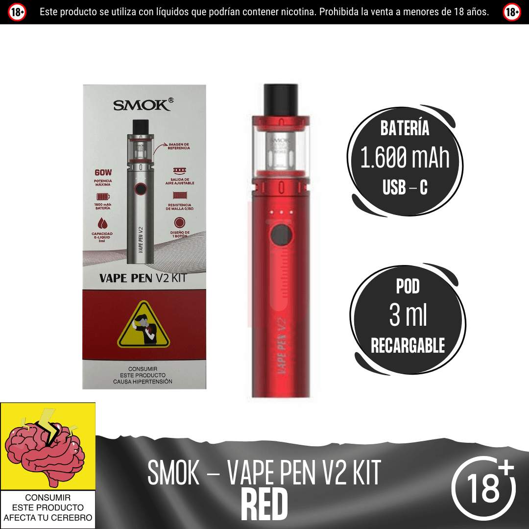 Smok - Vape Pen V2 Kit - Kit de Vapeo - Smok | EQ - SMK - VP2 - 04