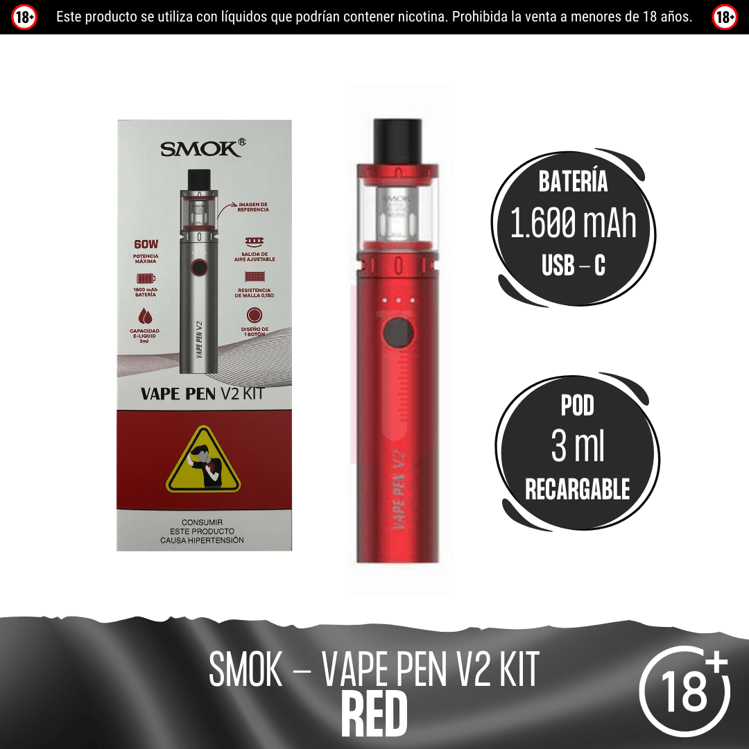 Smok - Vape Pen V2 Kit - Kit de Vapeo - Smok | EQ-SMK-VP2-04
