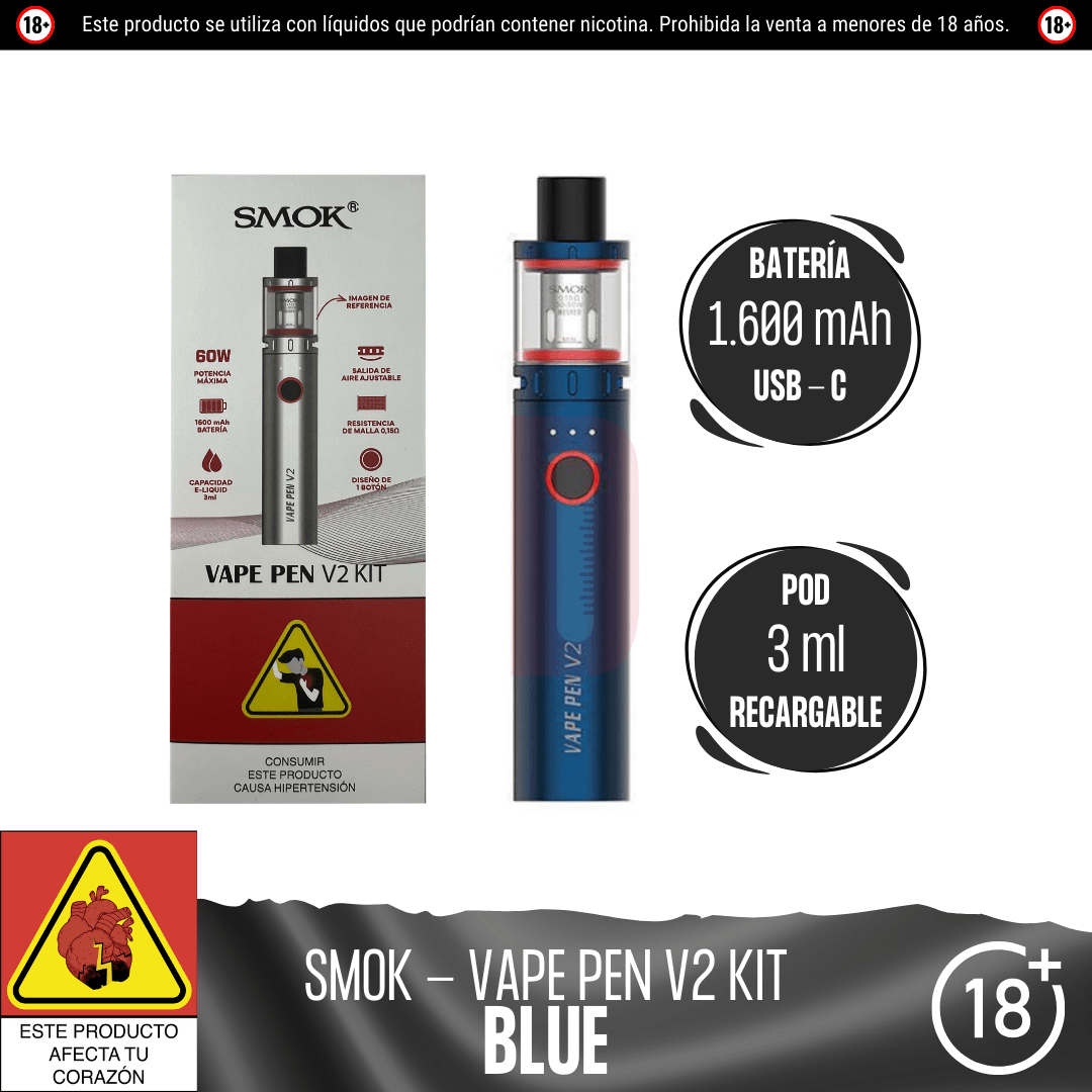 Smok - Vape Pen V2 Kit - Kit de Vapeo - Smok | EQ - SMK - VP2 - 00