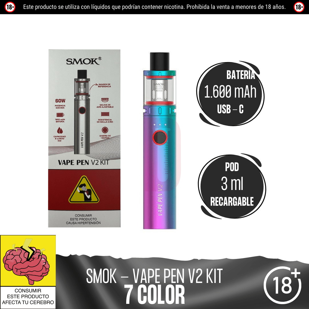 Smok - Vape Pen V2 Kit - Kit de Vapeo - Smok | EQ - SMK - VP2 - 06