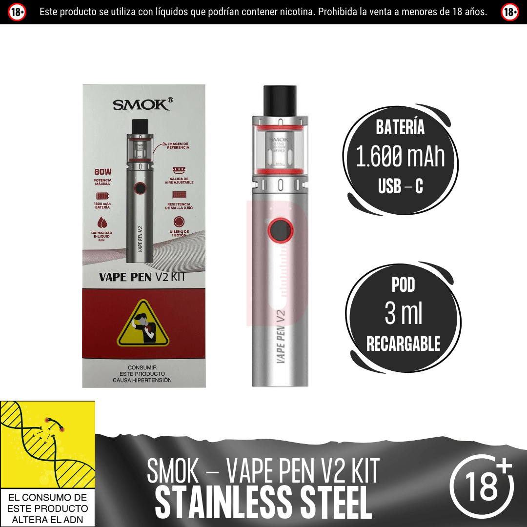 Smok - Vape Pen V2 Kit - Kit de Vapeo - Smok | EQ - SMK - VP2 - 01