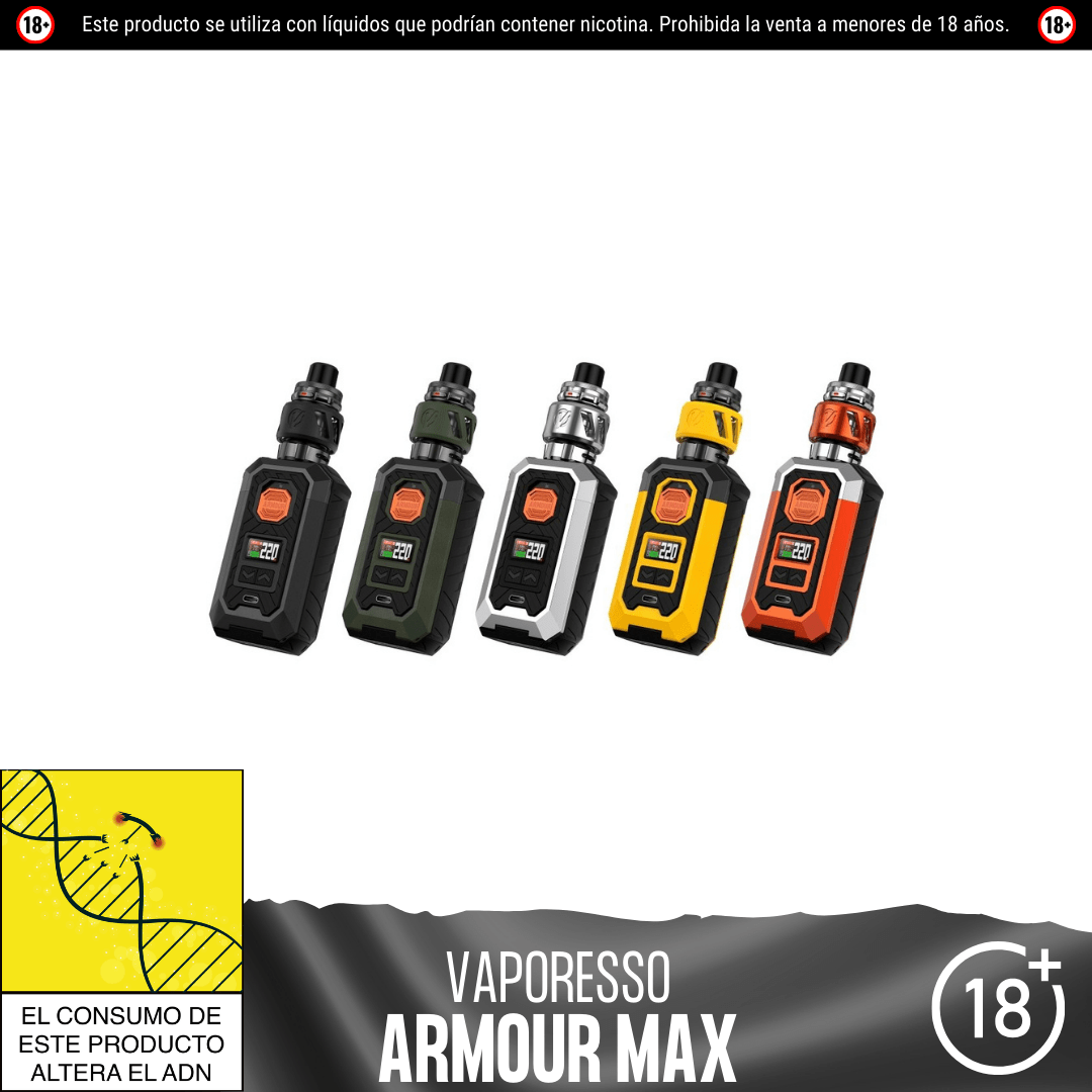 Vaporesso - Armour Max Kit - Kit de Vapeo - Vaporesso | EQ - VPS - ARM - MAK - ORA