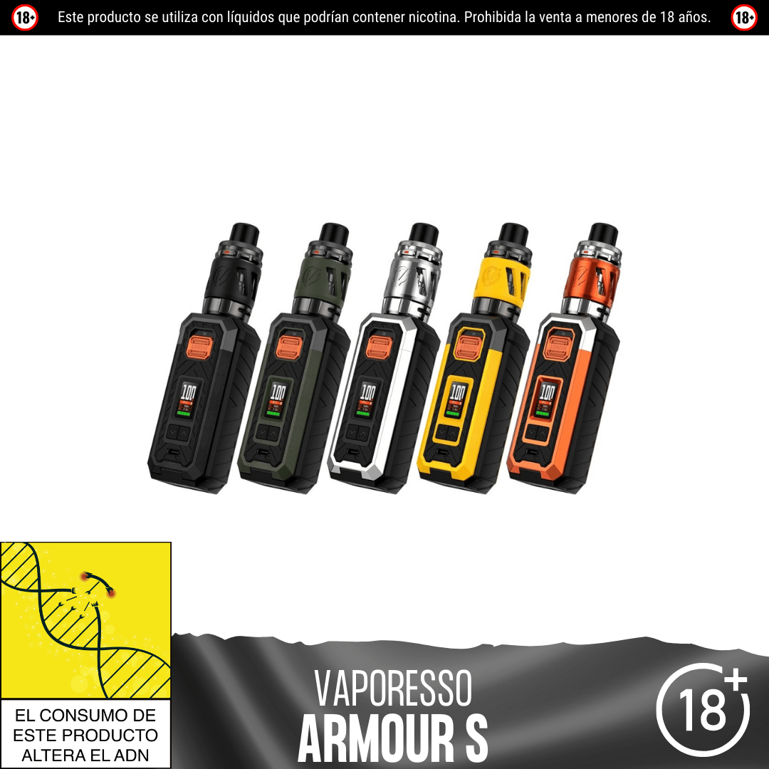 Vaporesso - Armour S Kit - Kit de Vapeo - Vaporesso | EQ - VPS - ARM - SKI - GRE