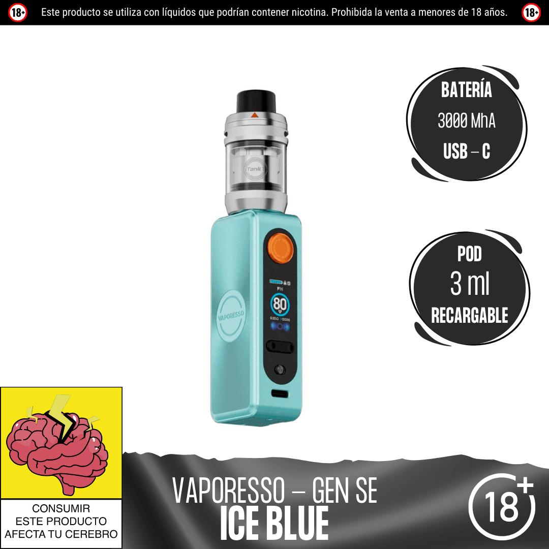 Vaporesso - Gen SE Kit - Kit de Vapeo - Vaporesso | EQ - VPS - GEN - SEK - ICB