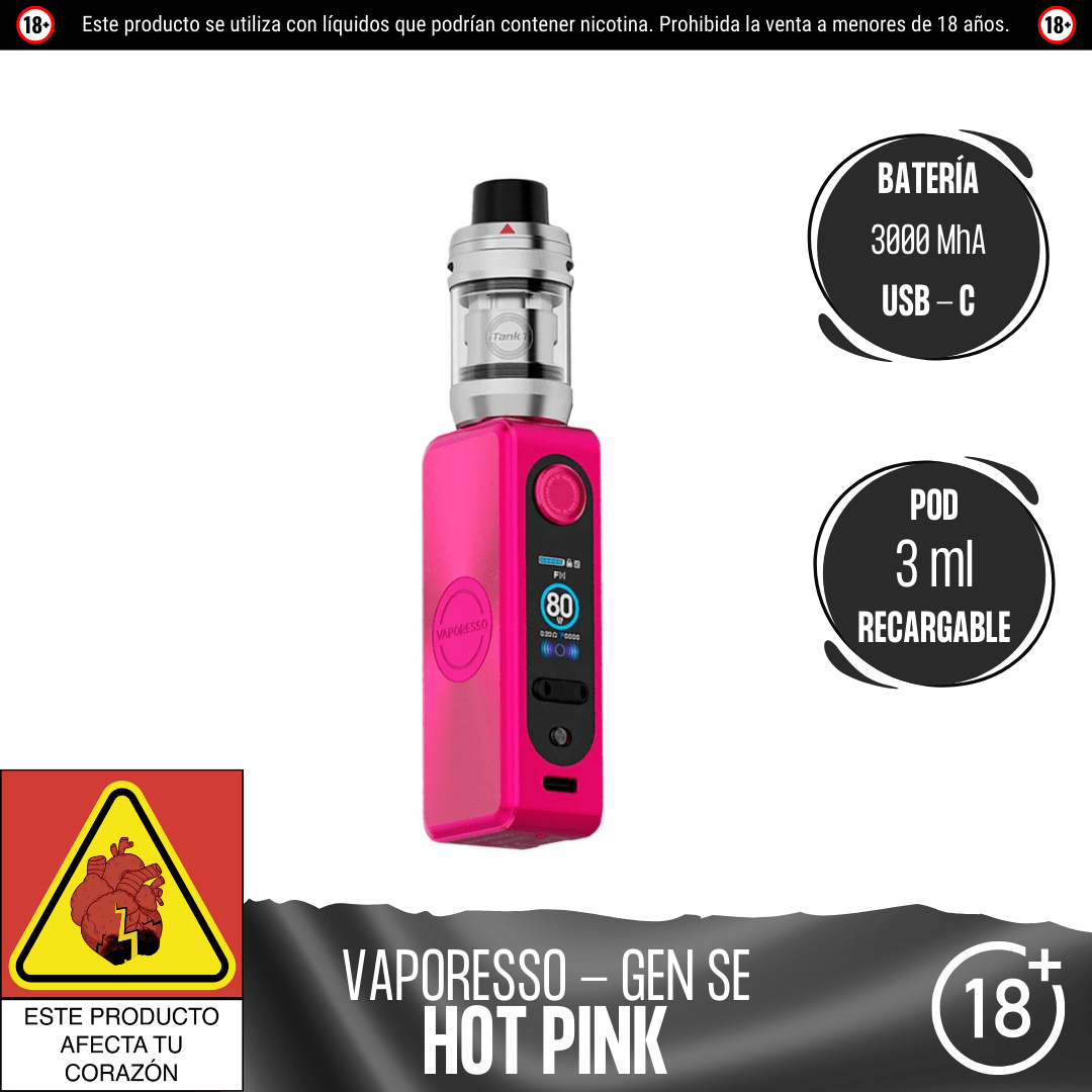Vaporesso - Gen SE Kit - Kit de Vapeo - Vaporesso | EQ - VPS - GEN - SEK - HOP