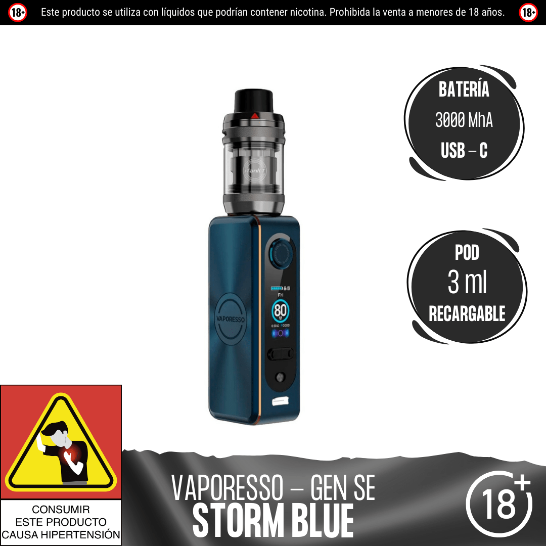 Vaporesso - Gen SE Kit - Kit de Vapeo - Vaporesso | EQ - VPS - GEN - SEK - STB