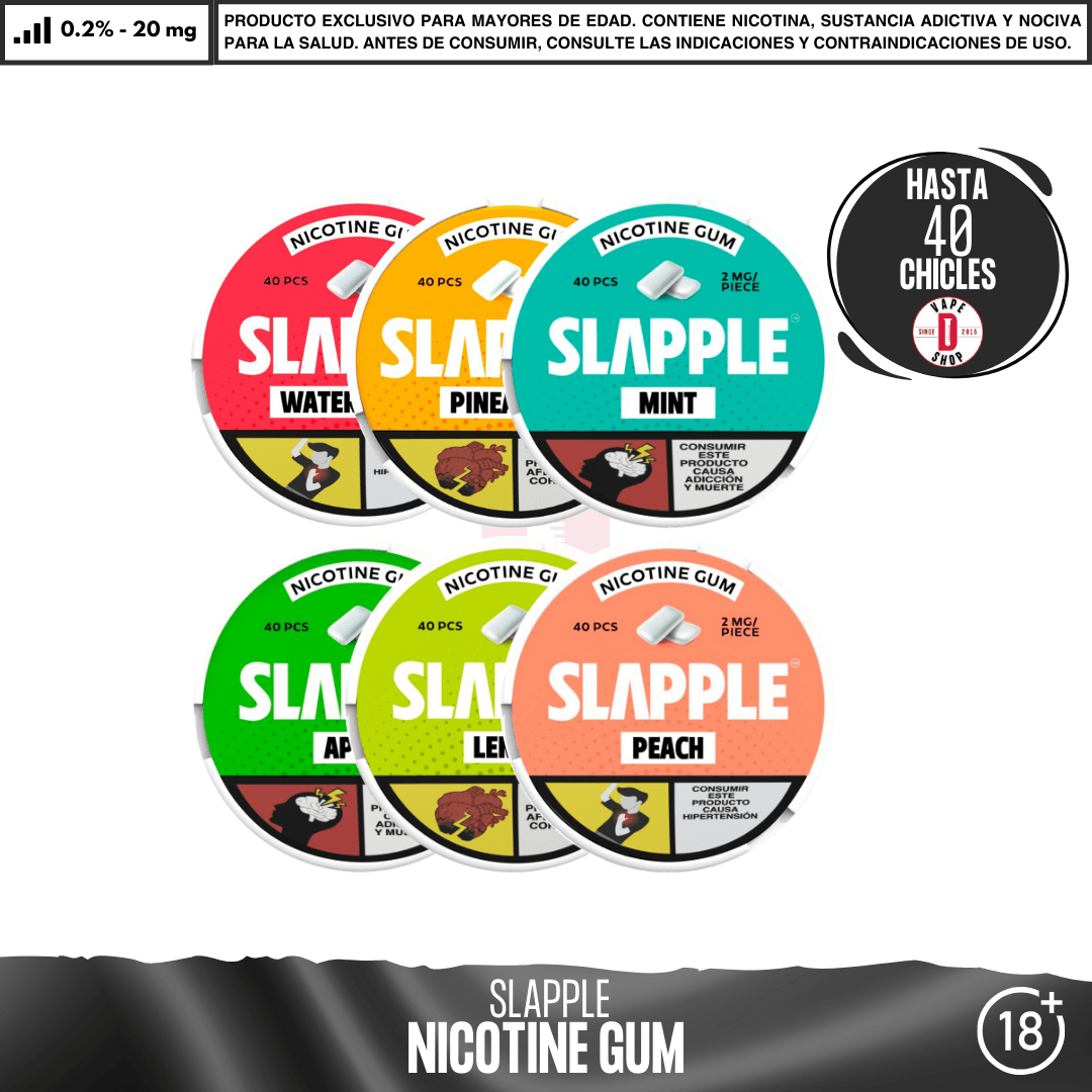 Slapple - Nic Gum - Nic Gum - Slapple | NIG-SLA-20-APP