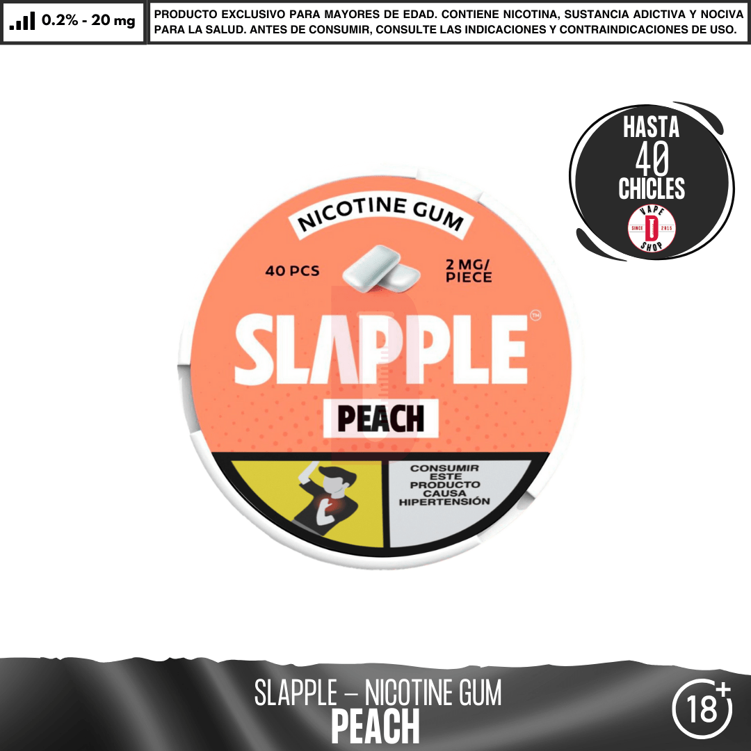 Slapple - Nic Gum - Nic Gum - Slapple | NIG-SLA-20-PEA