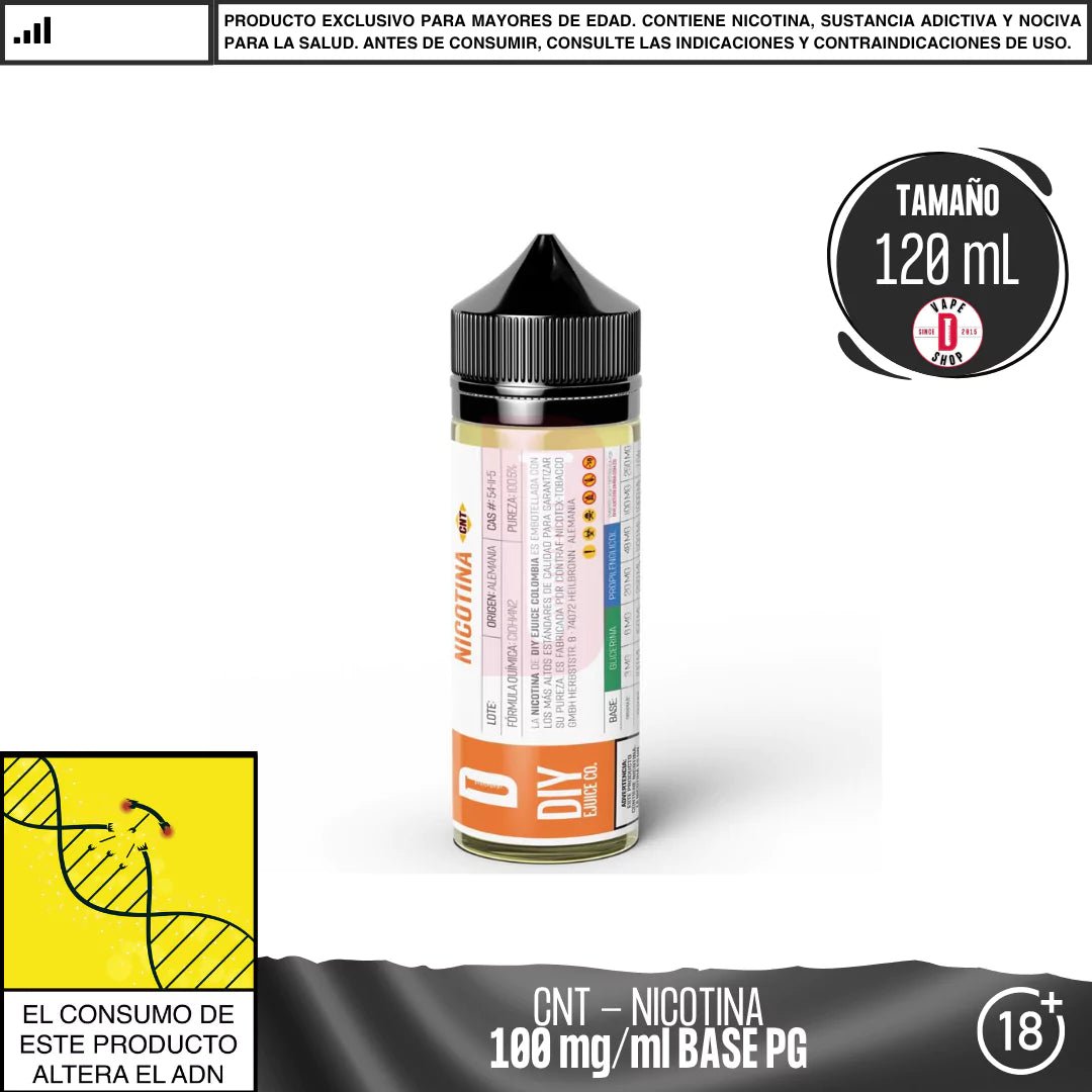 Nicotina CNT® - 100mg/ml PG - Nicotina - CNT | NI - CNT - PG - 01