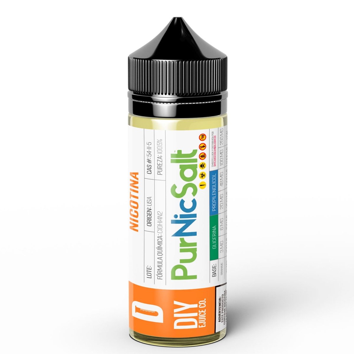 Sales de Nicotina Purnic® 100mg/ml Base VG - Nicotina - Nicriver | NI - NR - SL - 02