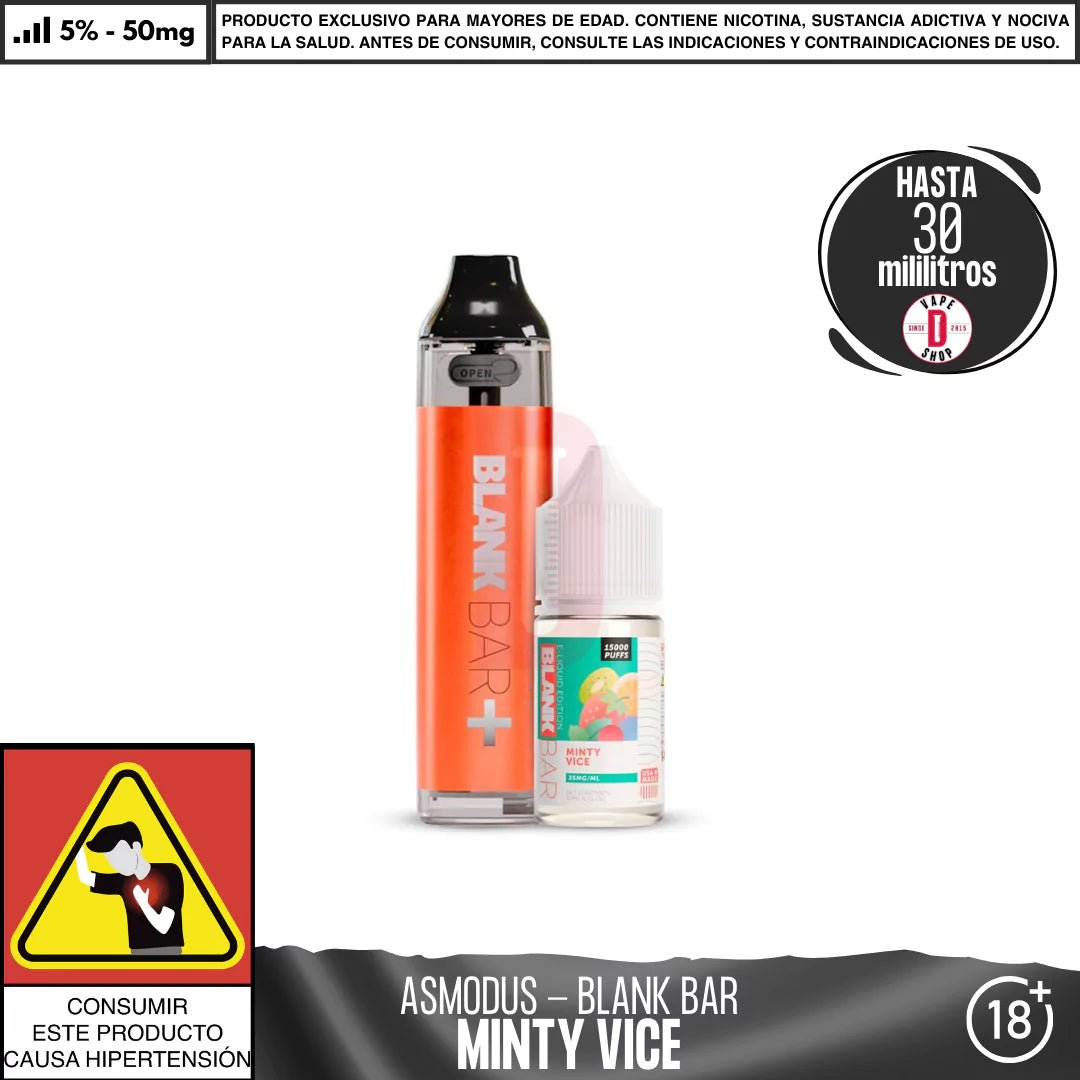 Asmodus - Blank Bar + Sales 30ml - Pod - Asmodus | DIS - ASM - BBKS - MIV - 35