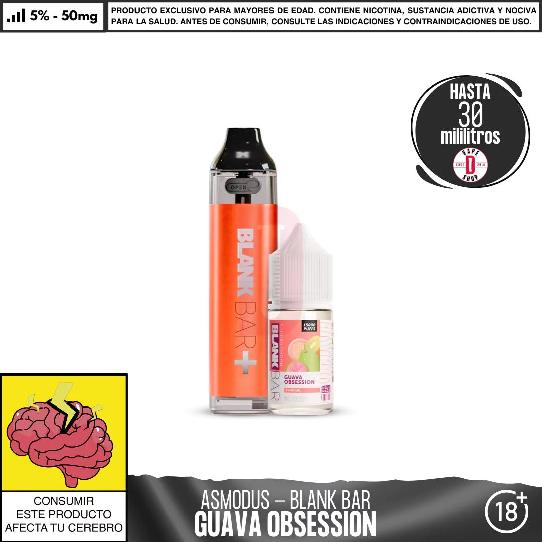 Asmodus - Blank Bar + Sales 30ml - Pod - Asmodus | DIS - ASM - BBKS - GUO - 35