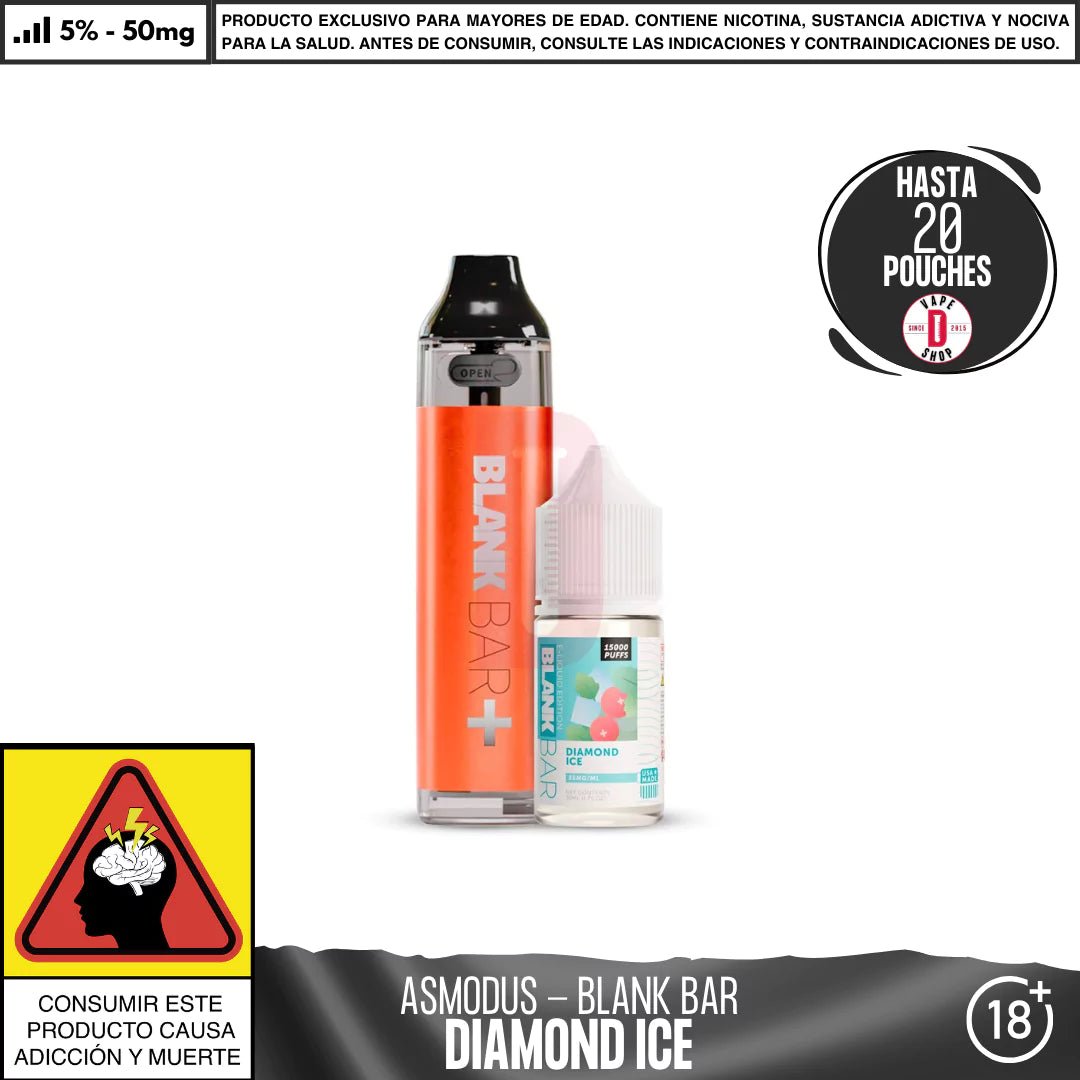 Asmodus - Blank Bar + Sales 30ml - Pod - Asmodus | DIS - ASM - BBKS - DII - 35