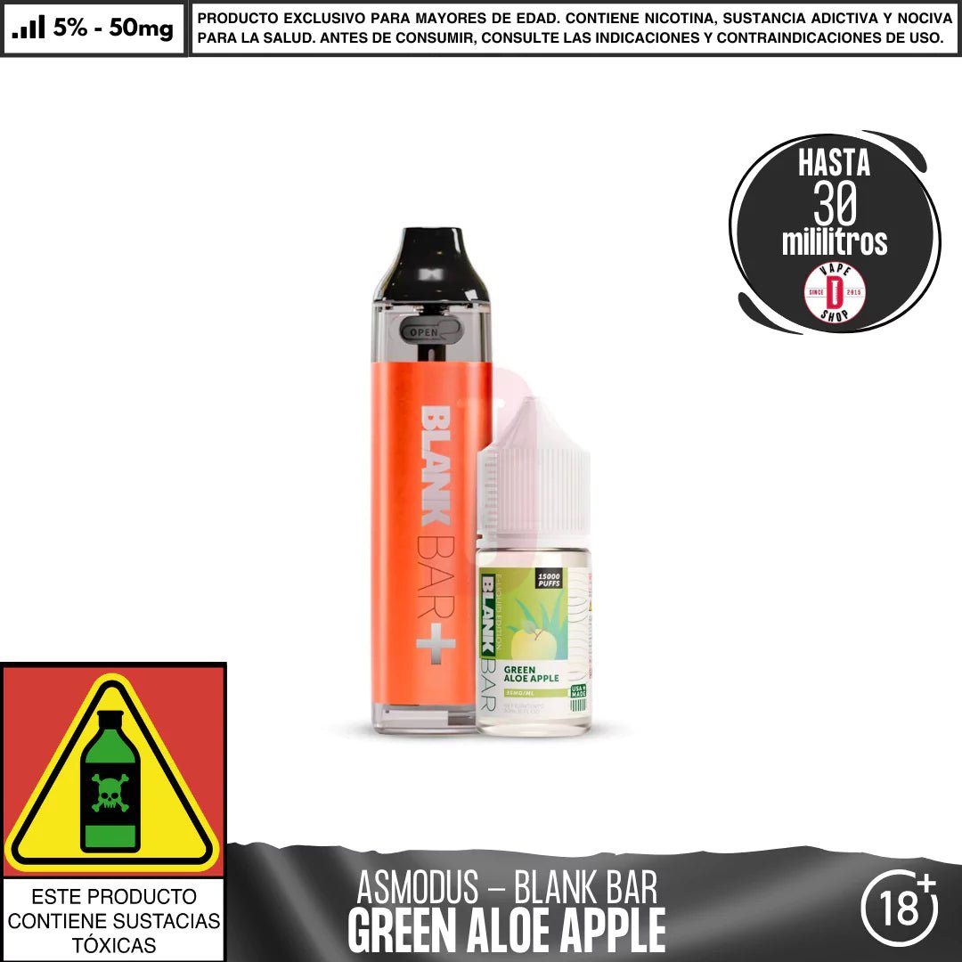 Asmodus - Blank Bar + Sales 30ml - Pod - Asmodus | DIS - ASM - BBKS - GAA - 35