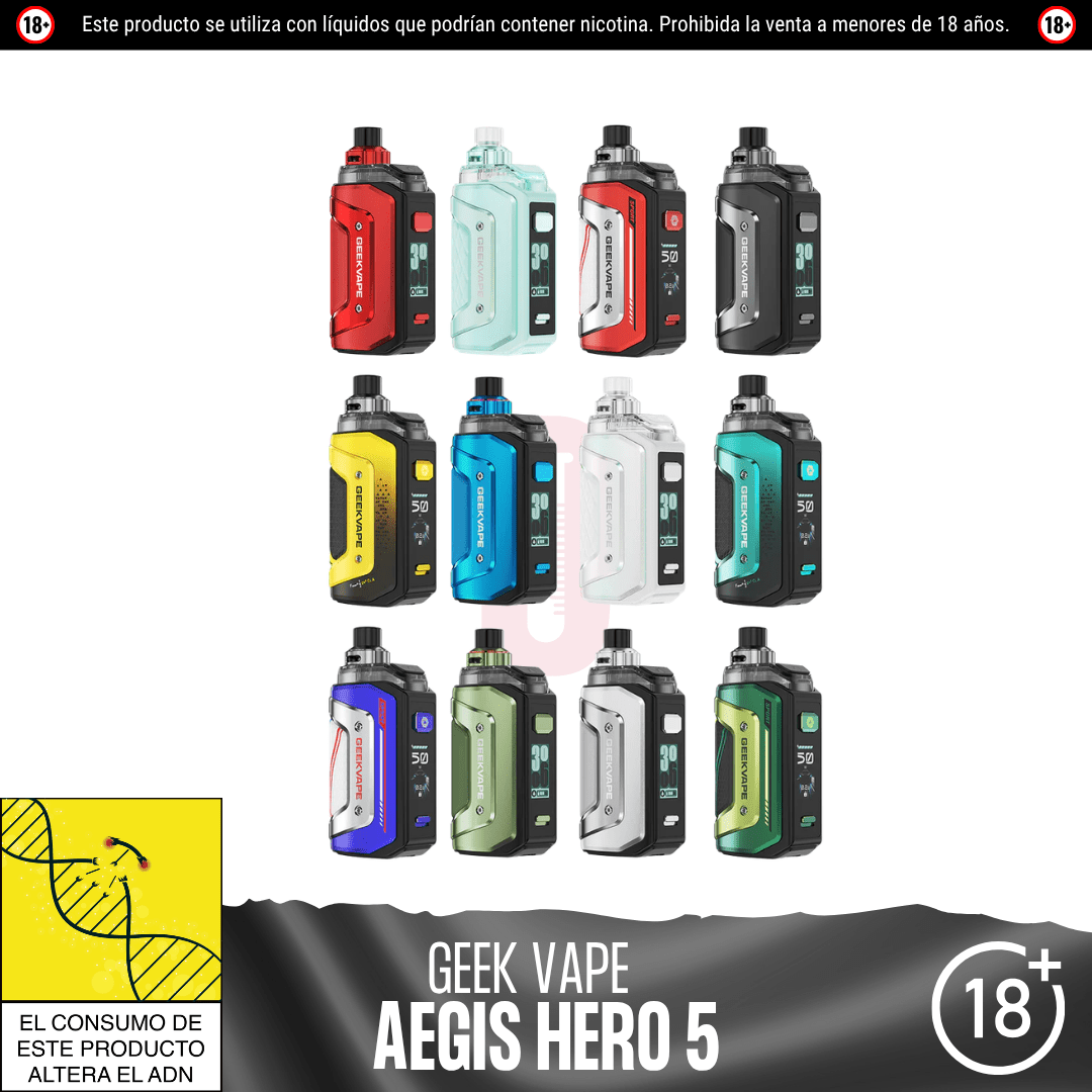 Geek Vape - Aegis Hero 5 - Pod - Geekvape | EQ-GV-AH5-RAG