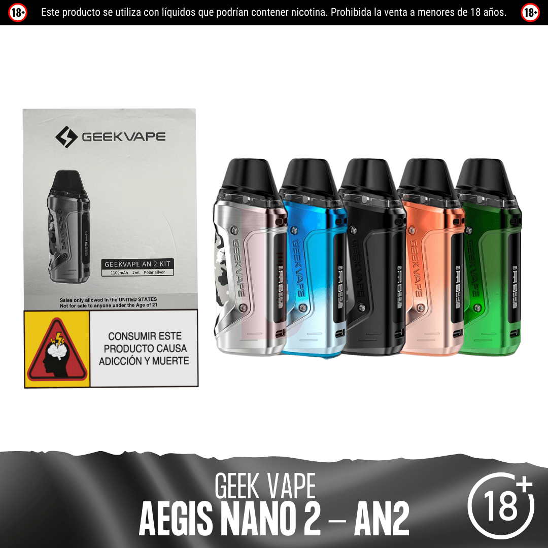 Geek Vape - AN2 (Aegis Nano 2) Pod Kit - Pod - Geekvape | EQ-GV-AN2K-JUG