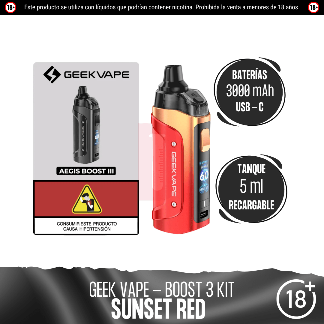 Geekvape - Aegis Boost 3 Pod Mod Kit - Pod - Geekvape | EQ-GV-BO3-SUR