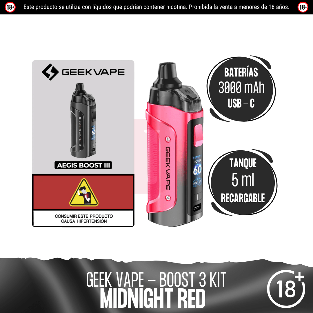 Geekvape - Aegis Boost 3 Pod Mod Kit - Pod - Geekvape | EQ-GV-BO3-MIR