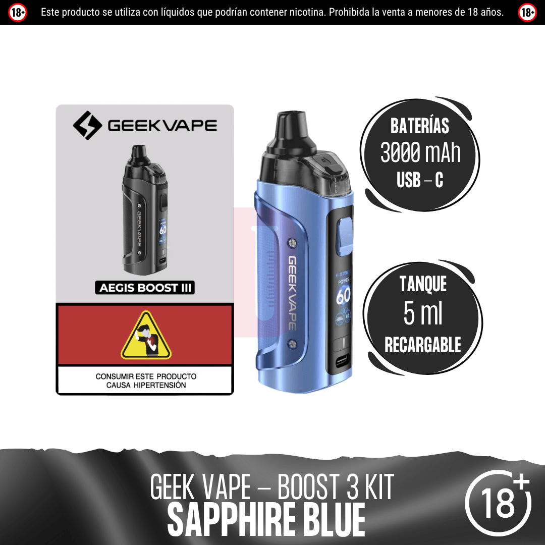 Geekvape - Aegis Boost 3 Pod Mod Kit – DIY Vape Shop