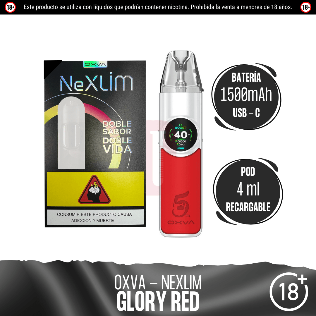 Oxva - NeXlim Kit - Pod - Oxva | EQ-OXVA-NEX-GLR