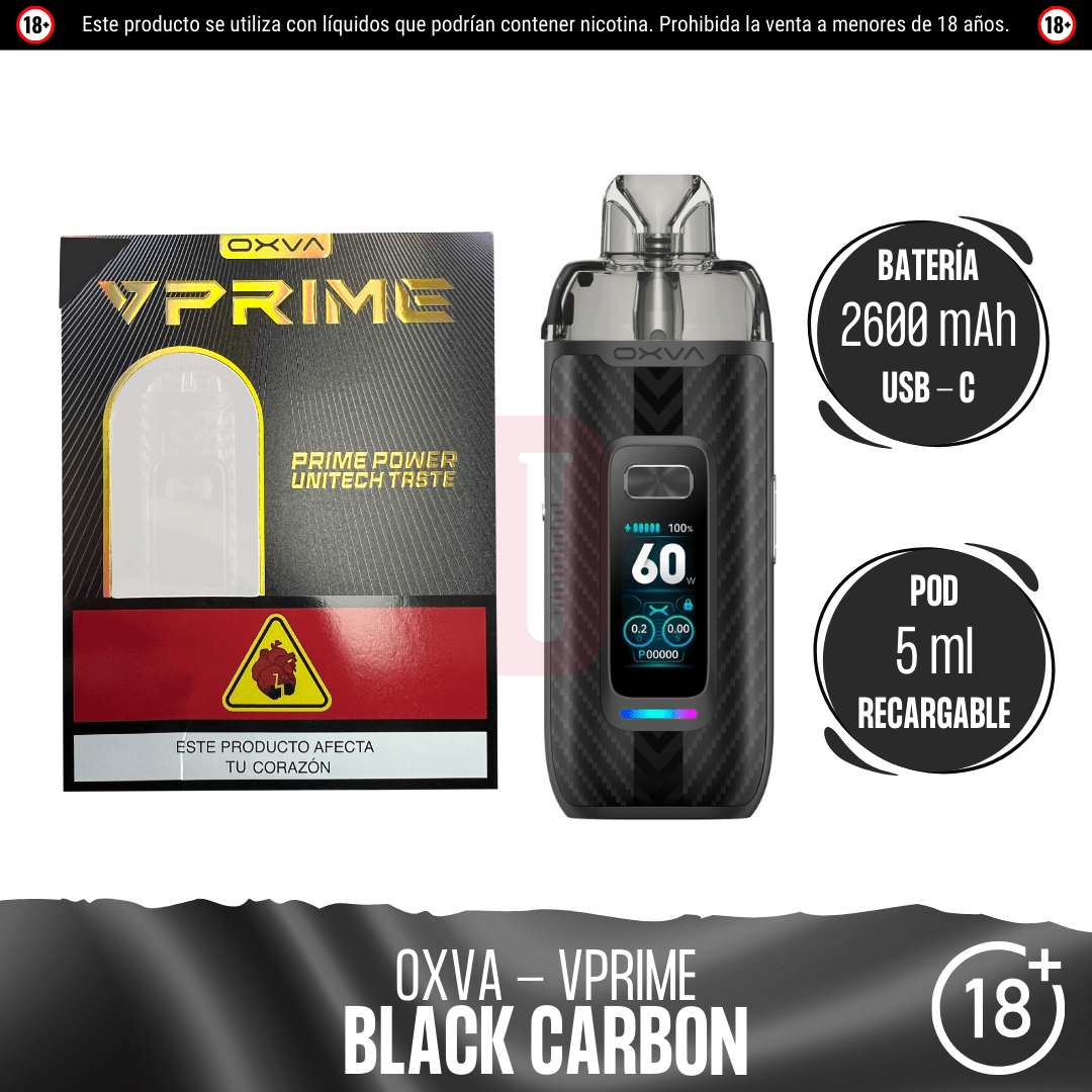 Oxva - Vprime Kit - Pod - Oxva | EQ-OXVA-VPR-BLAC