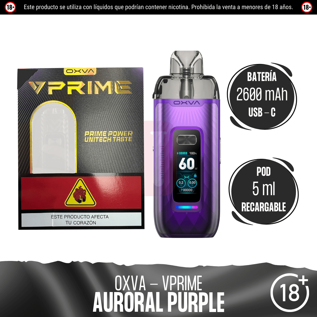 Oxva - Vprime Kit - Pod - Oxva | EQ-OXVA-VPR-AURP