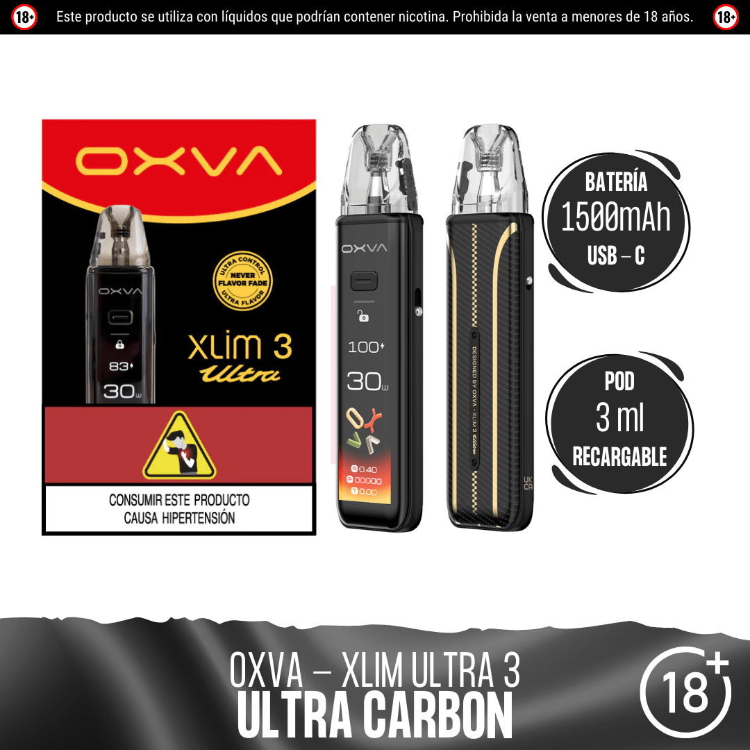 Oxva - Xlim 3 Ultra - Pod - Oxva | EQ-OXVA-XLIM-3UL-ULC
