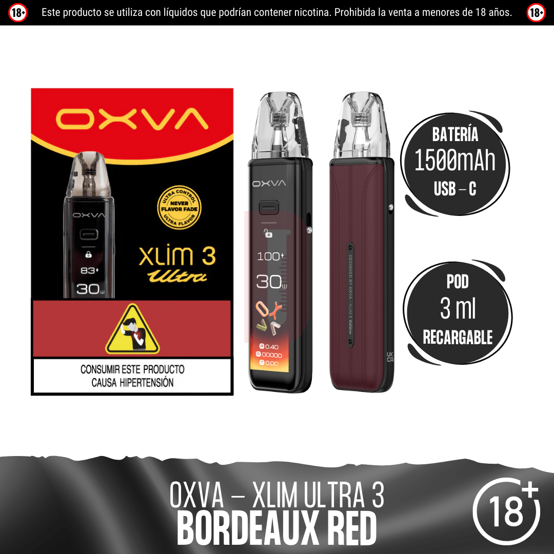 Oxva - Xlim 3 Ultra - Pod - Oxva | EQ-OXVA-XLIM-3UL-BOR