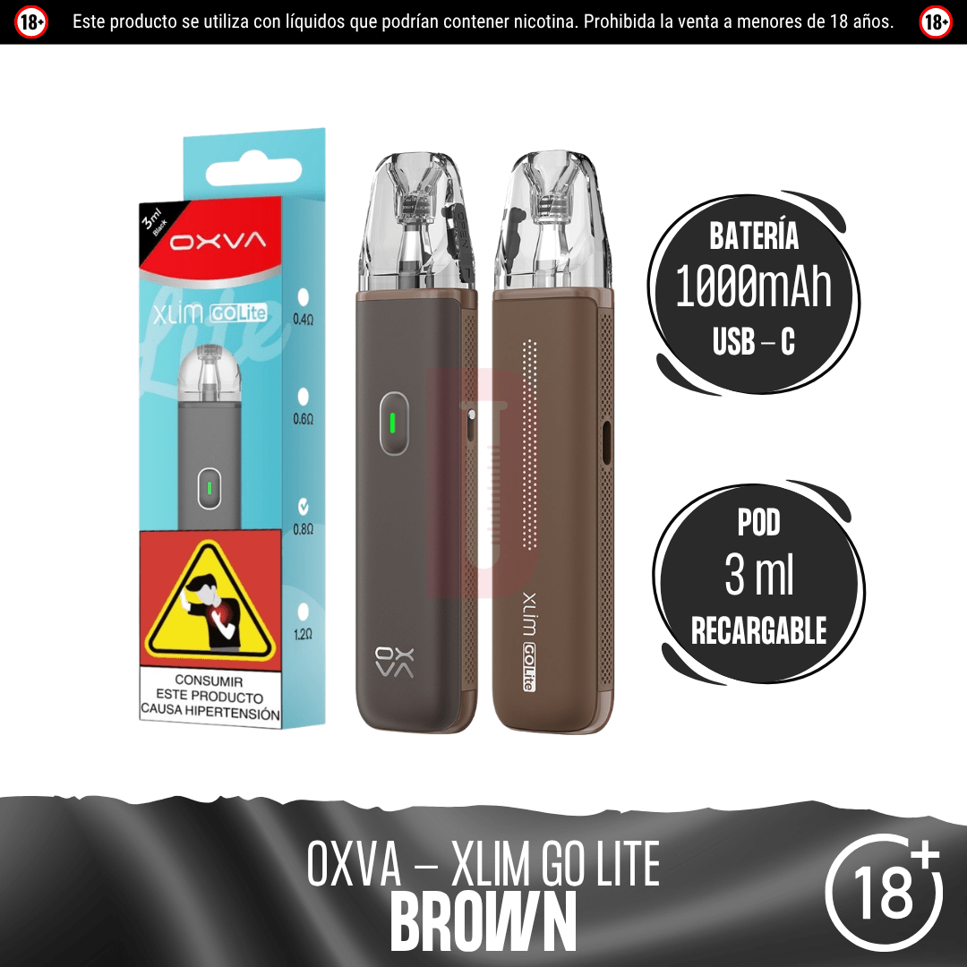 OXVA - Xlim Go Lite - Pod - Oxva | EQ-OXVA-XLIM-LT-BRO