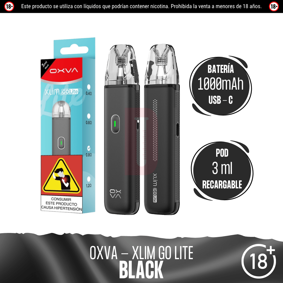 OXVA - Xlim Go Lite - Pod - Oxva | EQ-OXVA-XLIM-LT-BLA