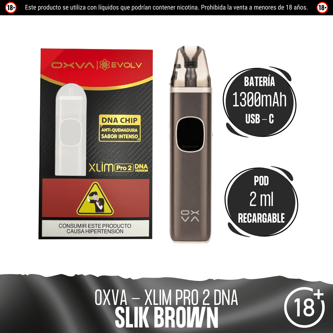 Oxva Xlim Pro 2 DNA Pod Recargable Chipset Evolv DIY Oxva Xlim Pro 2 DNA Pod Recargable Chipset Evolv DIY