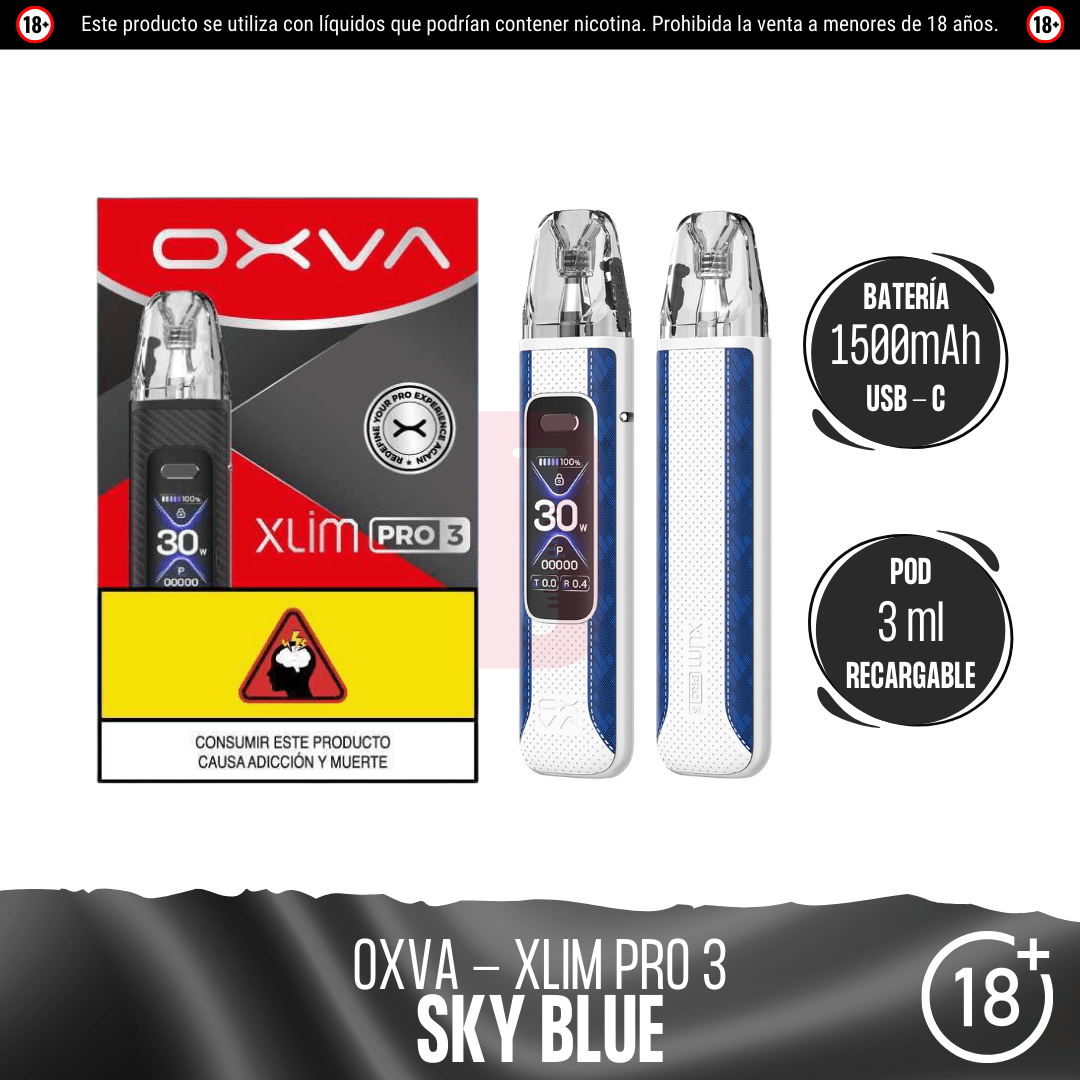Oxva - Xlim Pro 3 - Pod - Oxva | EQ-OXVA-XLIM-3PR-SKB