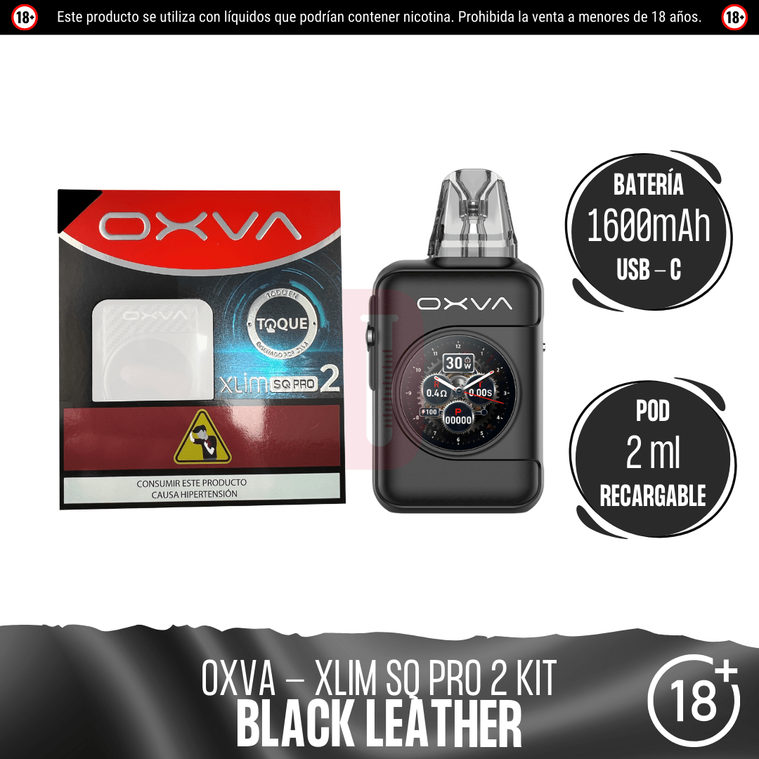Oxva - Xlim SQ Pro 2 Kit - Pod - Oxva | EQ-OXVA-XLIM-SQPRO2-BL