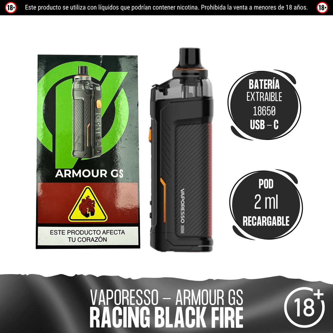 Vaporesso - Armour GS Kit - Pod - Vaporesso | EQ-VPS-ARM-GSK-RBF