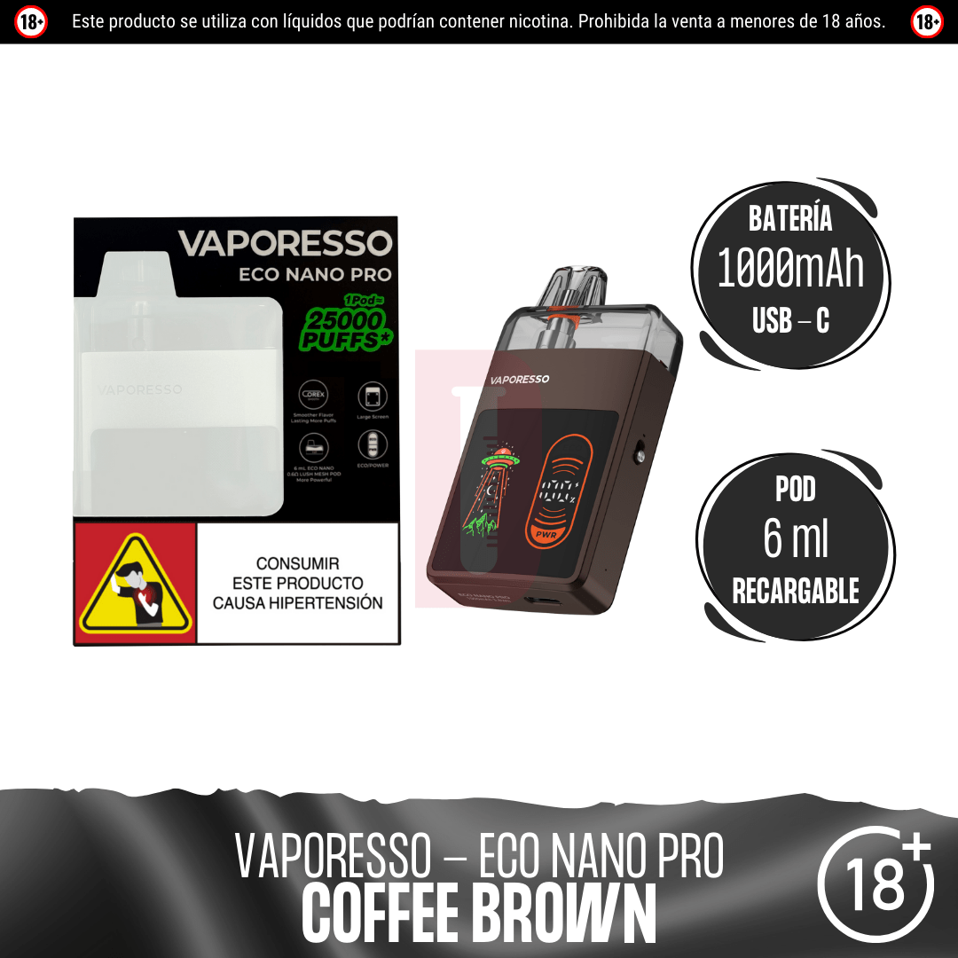 Vaporesso - Eco Nano PRO Kit | Pod de Vaporesso DIY Vape Shop Vaporesso - Eco Nano PRO Kit | Pod de Vaporesso DIY Vape Shop