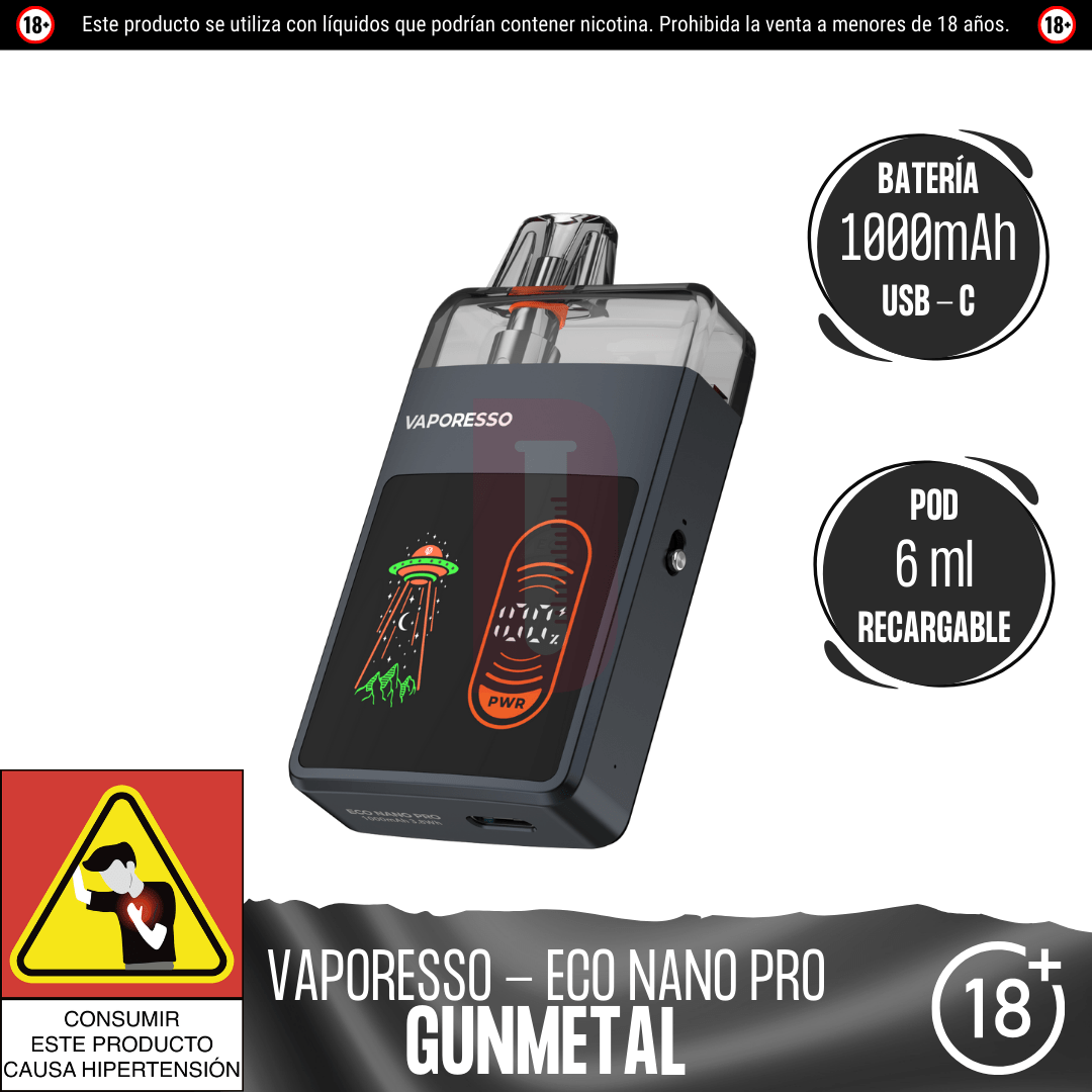 Vaporesso - Eco Nano PRO Kit - Pod - Vaporesso | EQ - VPS - ENP - 04