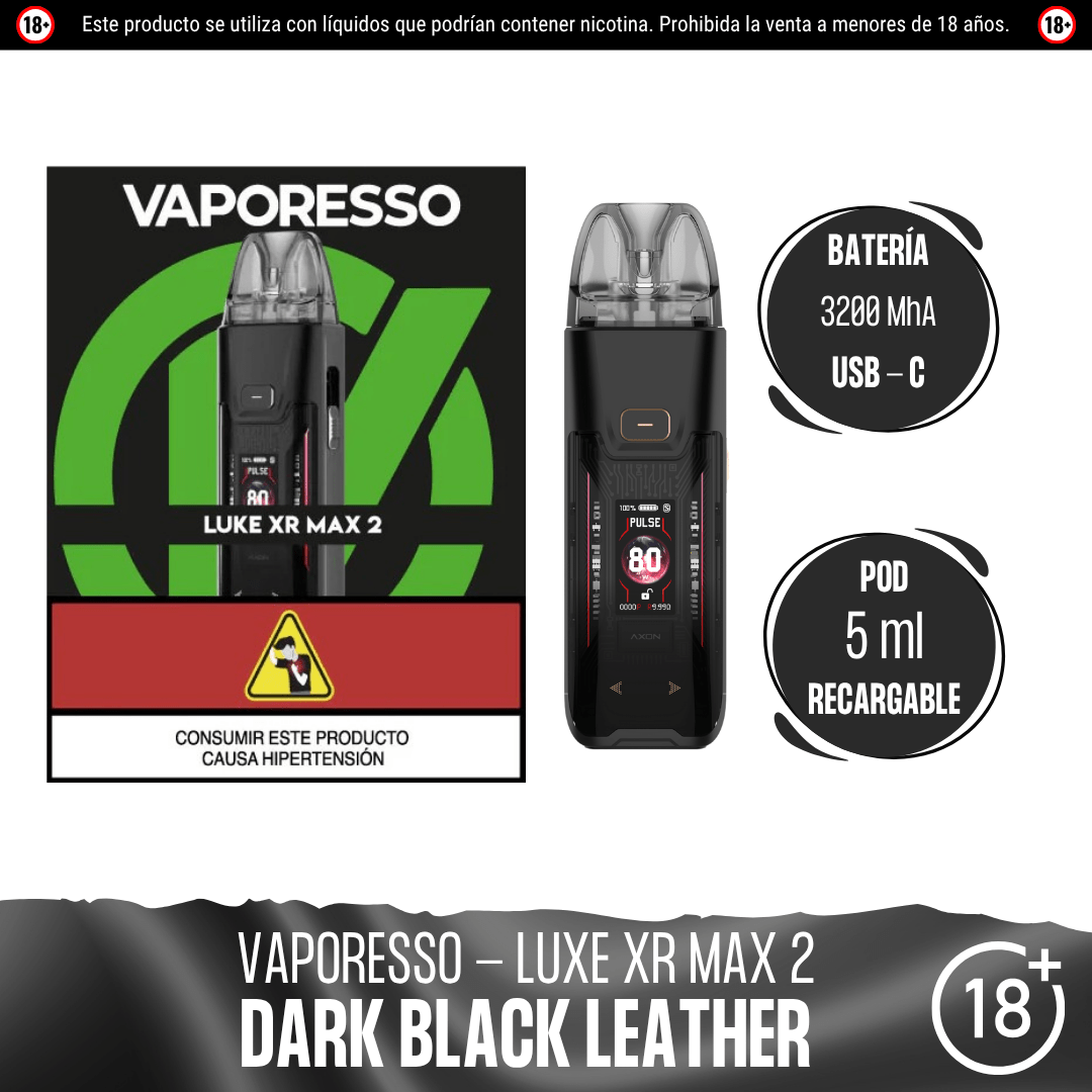 Vaporesso - Luxe XR Max 2 Kit - Pod - Vaporesso | EQ-VPS-LUXE-XRM2-DBL