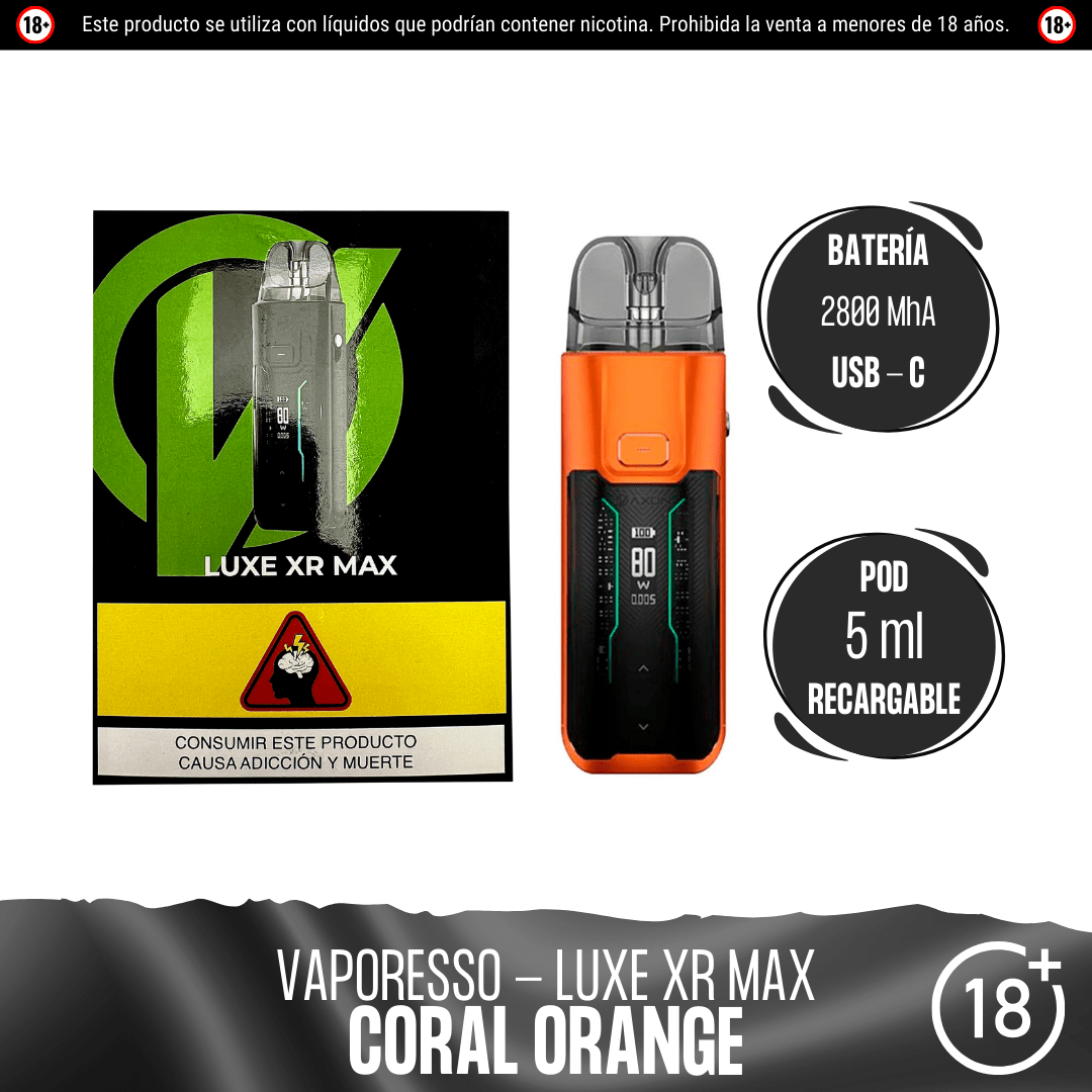 Vaporesso - Luxe XR Max Kit | Pod de Vaporesso DIY Vape Shop Vaporesso - Luxe XR Max Kit | Pod de Vaporesso DIY Vape Shop
