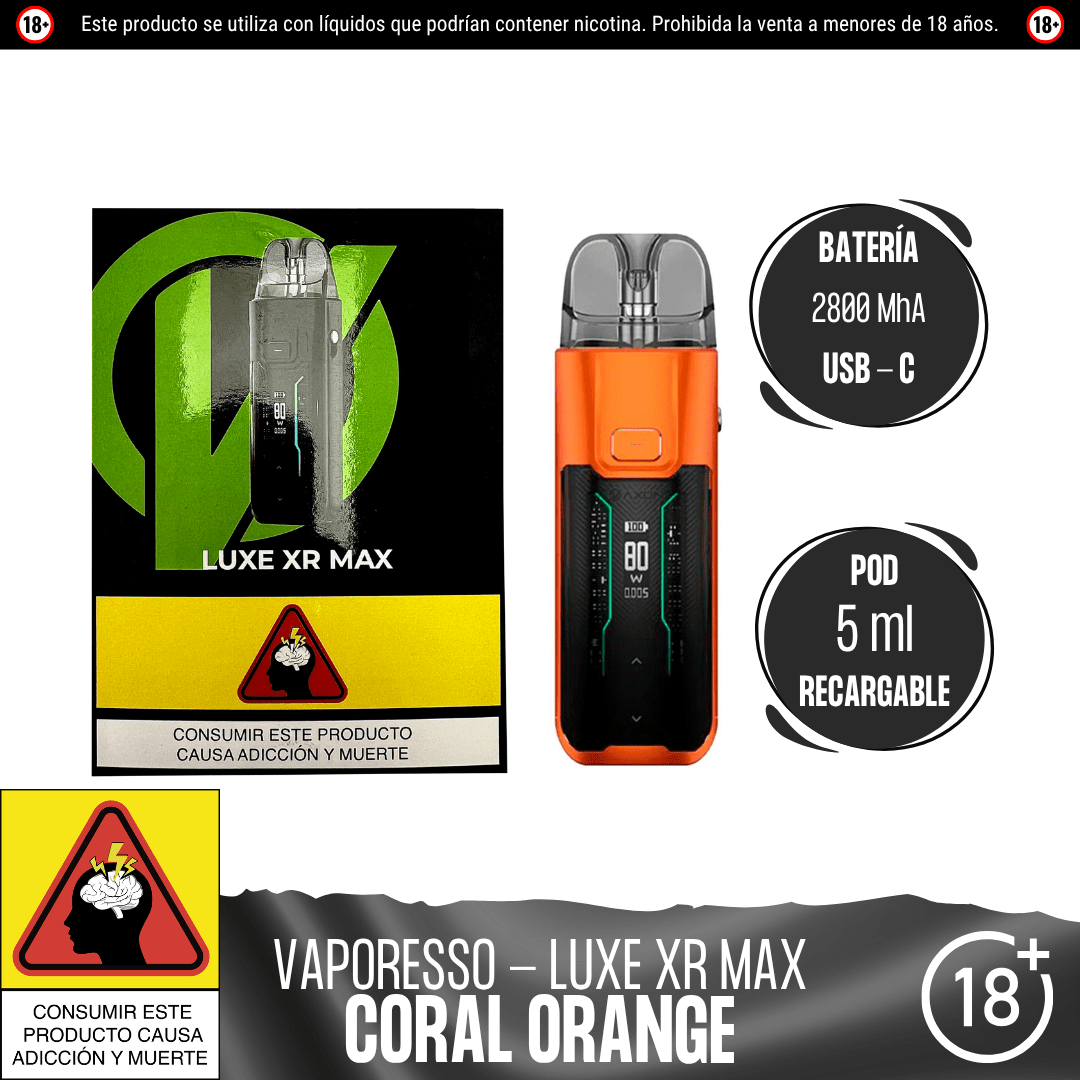 Vaporesso - Luxe XR Max Kit - Pod - Vaporesso | EQ - VPS - LUXE - XRM - COO