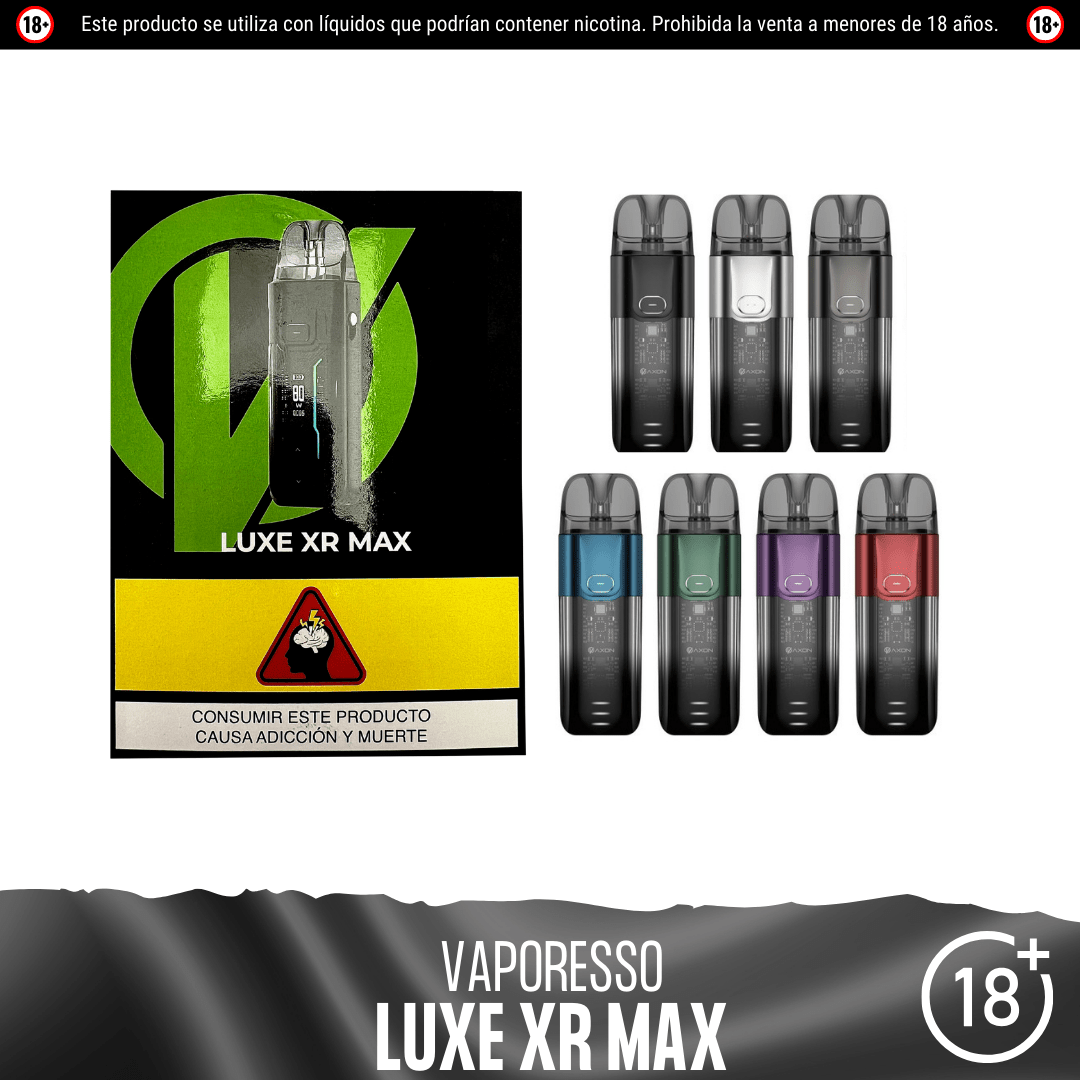 Vaporesso - Luxe XR Max Kit - Pod - Vaporesso | EQ-VPS-LUXE-XRM-BLA