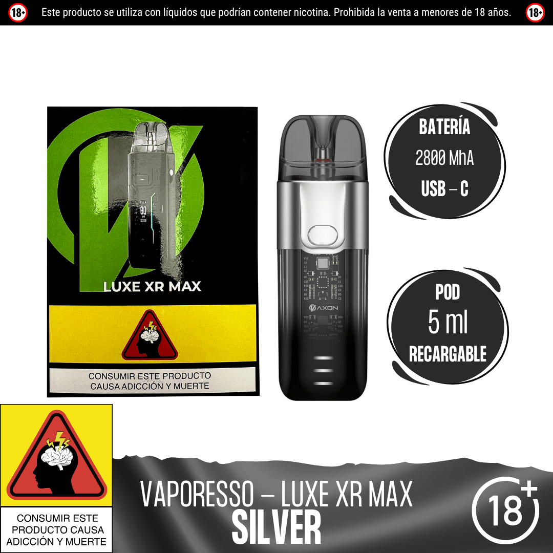 Vaporesso - Luxe XR Max Kit - Pod - Vaporesso | EQ - VPS - LUXE - XRM - SIL