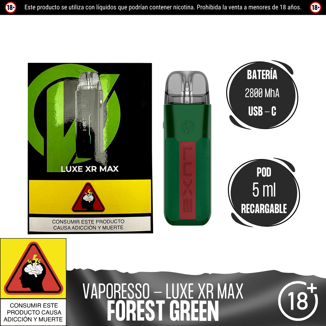 Vaporesso - Luxe XR Max Kit - Pod - Vaporesso | EQ - VPS - LUXE - XRM - FOG