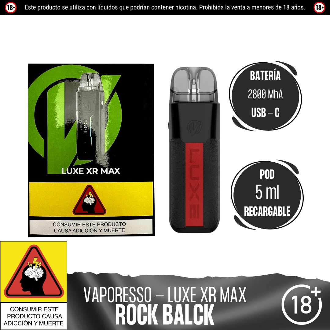 Vaporesso - Luxe XR Max Kit - Pod - Vaporesso | EQ - VPS - LUXE - XRM - RBL