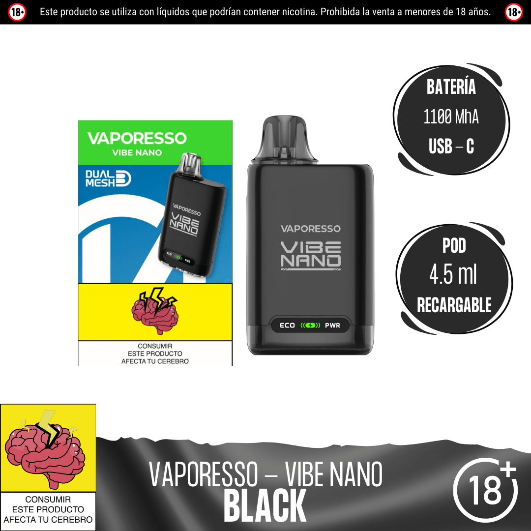 Vaporesso - Vibe Nano - Pod - Vaporesso | EQ - VPS - VIBE - NA - 00
