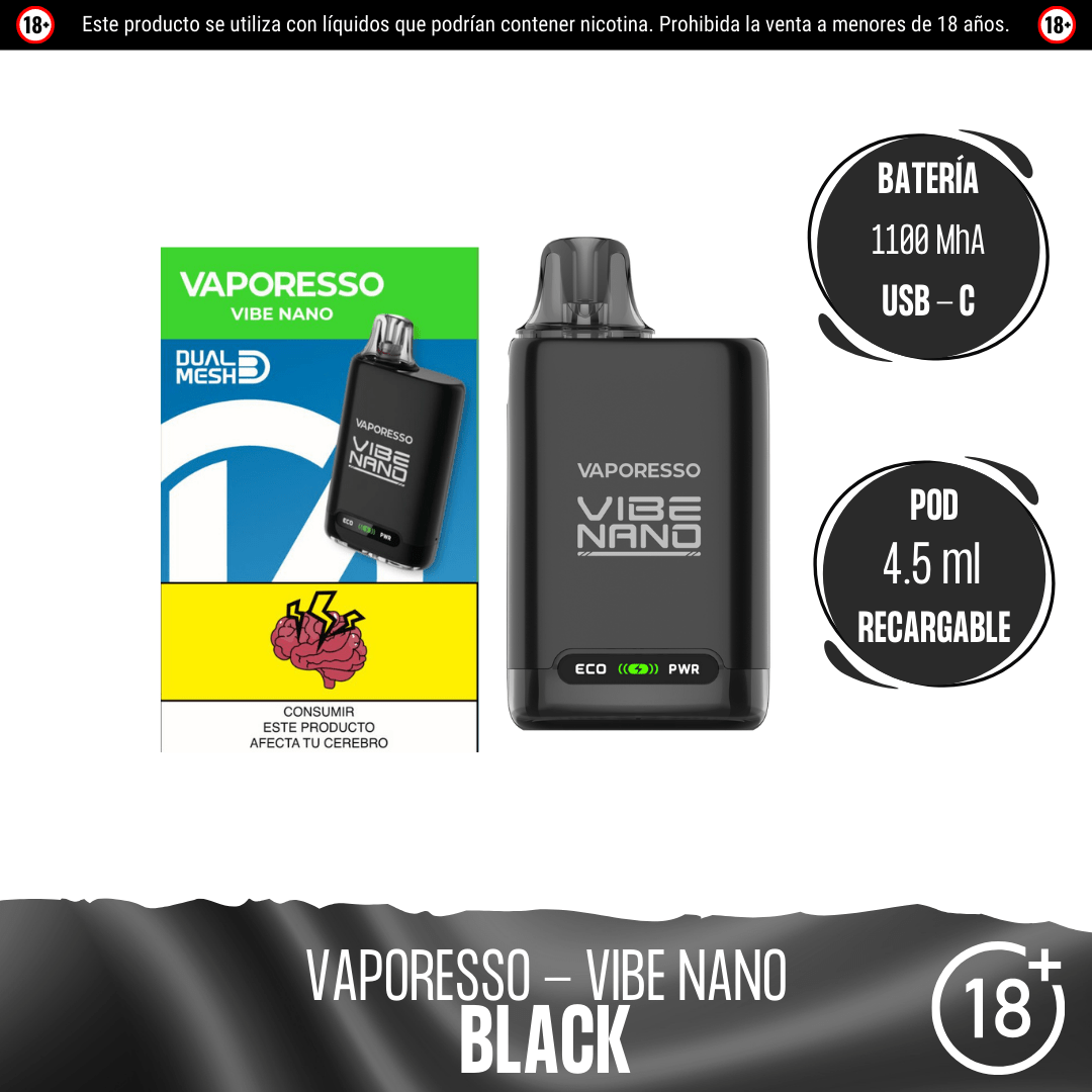 Vaporesso - Vibe Nano - Pod - Vaporesso | EQ-VPS-VIBE-NA-00