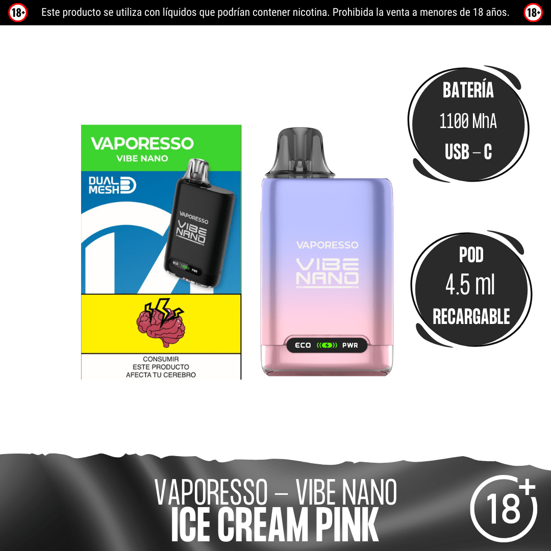 Vaporesso - Vibe Nano - Pod - Vaporesso | EQ-VPS-VIBE-NA-02