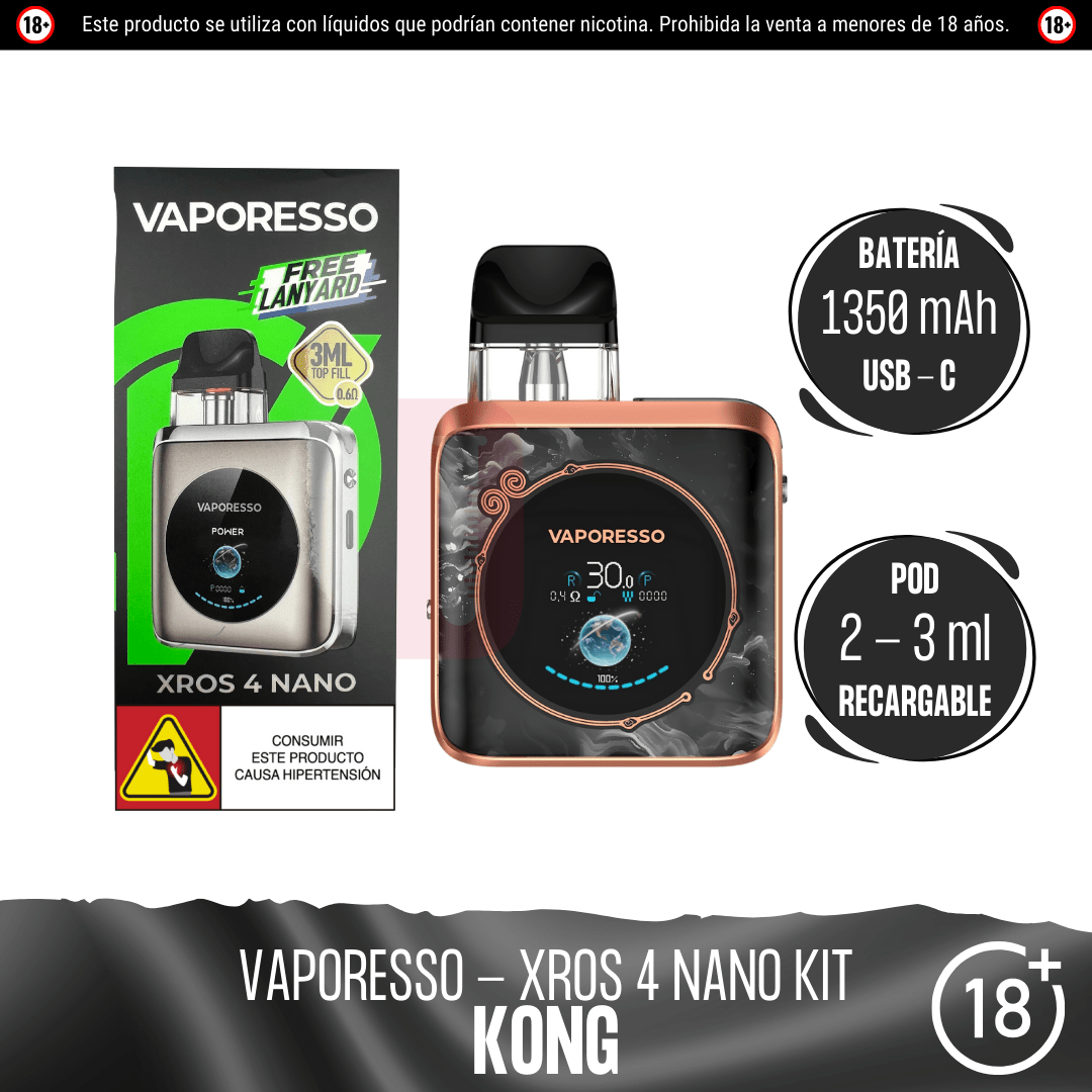 Vaporesso - Xros 4 Nano Kit - Pod - Vaporesso | EQ-VPS-XROS-4N-03