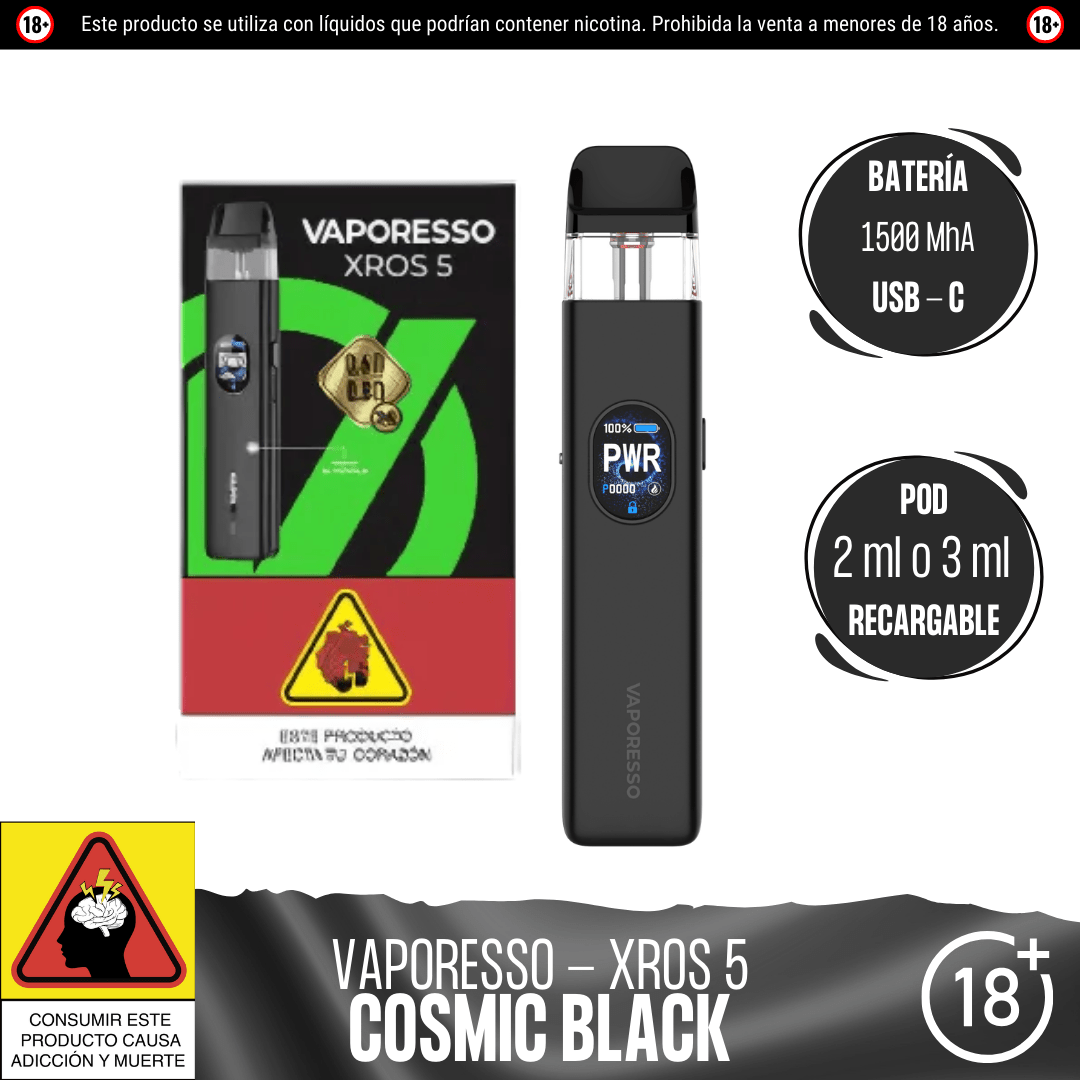 Vaporesso - Xros 5 Kit - Pod - Vaporesso | EQ - VPS - XROS - 5K - 09