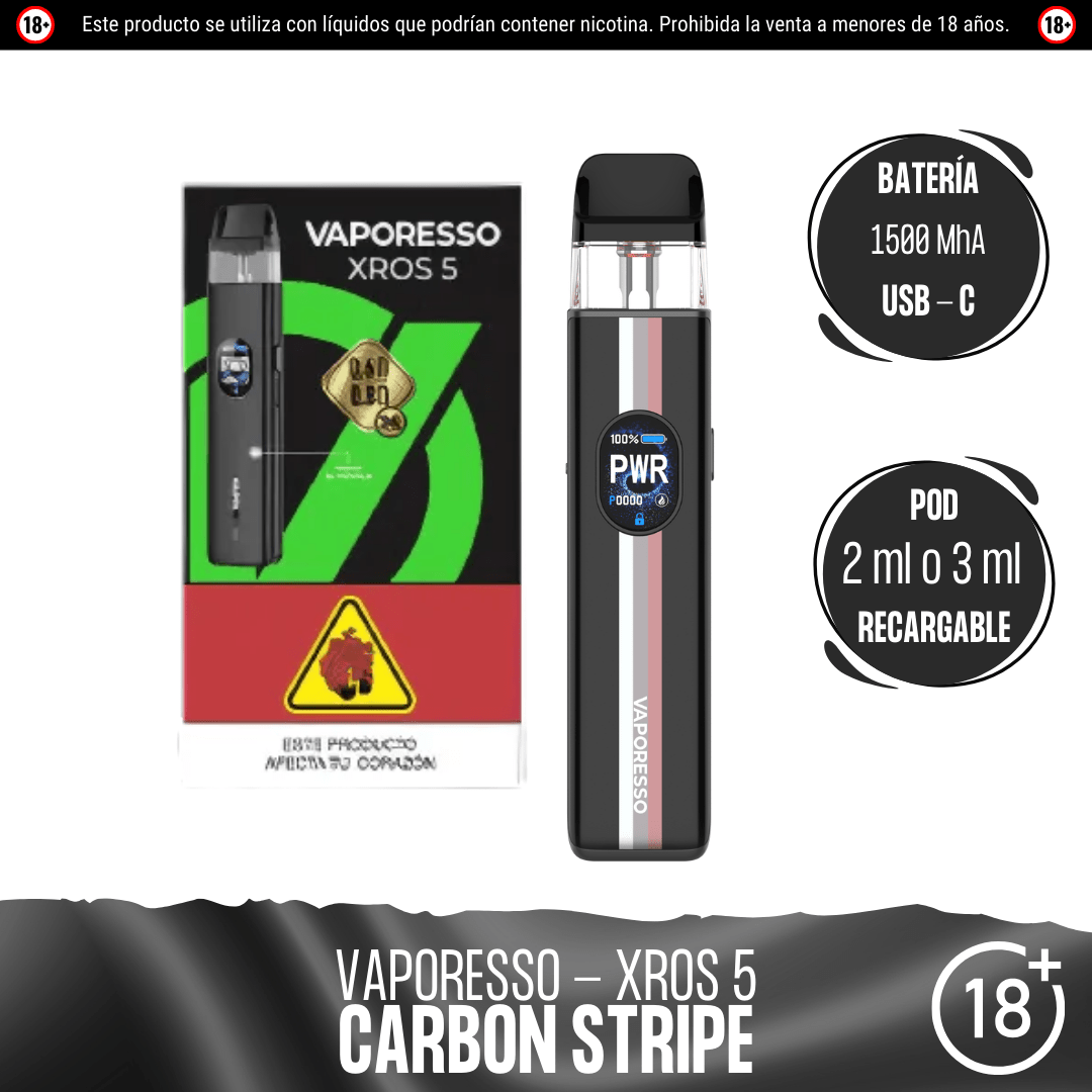 Vaporesso - Xros 5 Kit - Pod - Vaporesso | EQ-VPS-XROS-5K-00