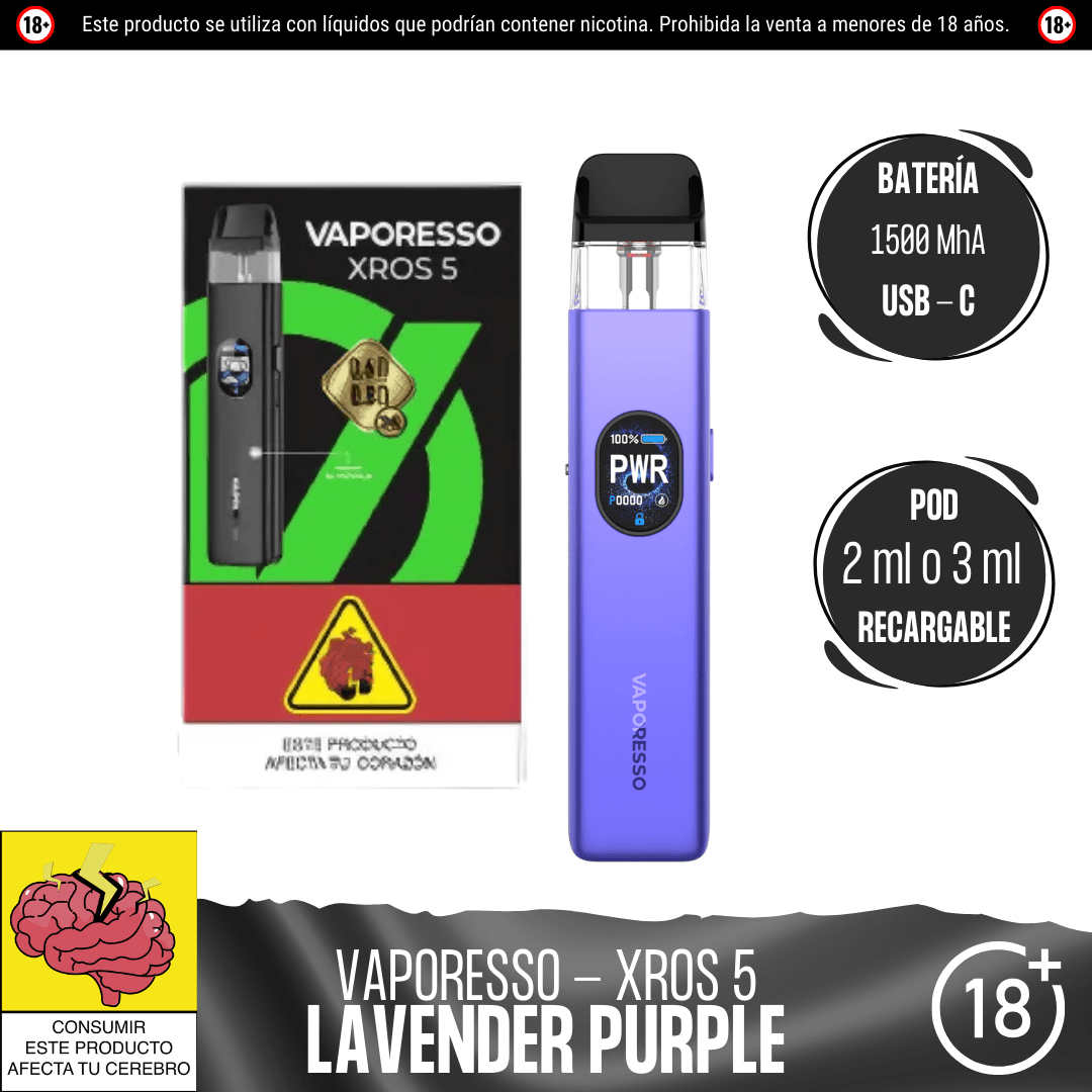 Vaporesso - Xros 5 Kit - Pod - Vaporesso | EQ - VPS - XROS - 5K - 01